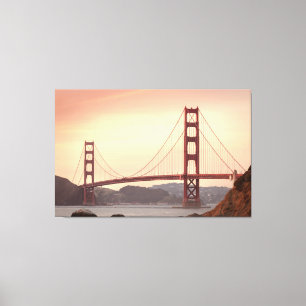 golden gate bridge wrapped canvas print