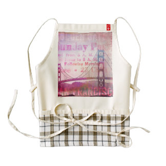 Golden Gate Bridge Zazzle HEART Apron