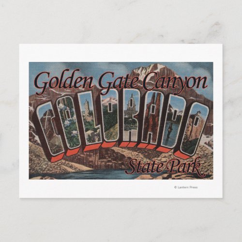 Golden Gate Canyon State Park Colorado Postcard