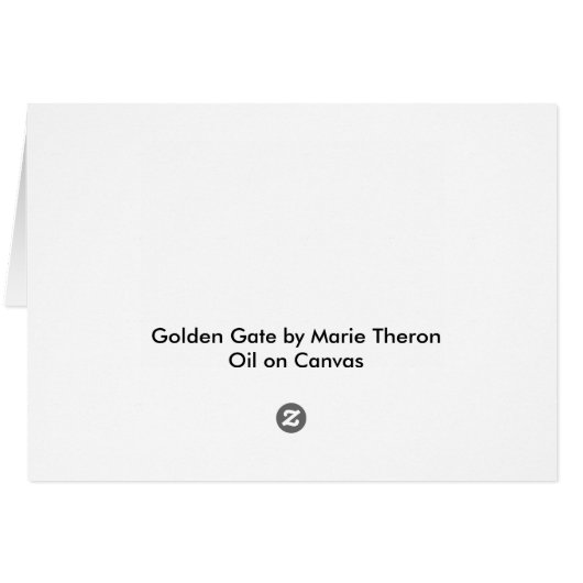 Golden Gate Cards (Back Horizontal)