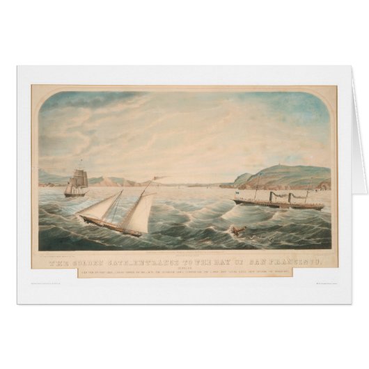 Golden Gate Entrance to San Francisco (0642A) (Front Horizontal)