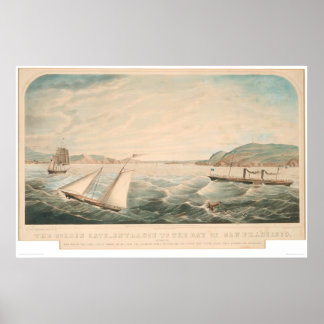 Golden Gate Entrance to San Francisco (0642A) Poster