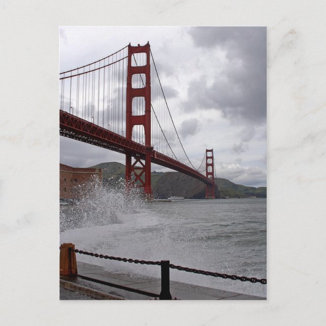 Golden Gate from Fort Point Postcard (Front)
