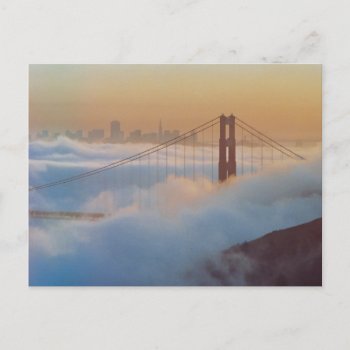 Golden Gate Heavenly 75th Anniversary Postcards by KTVFashion at Zazzle