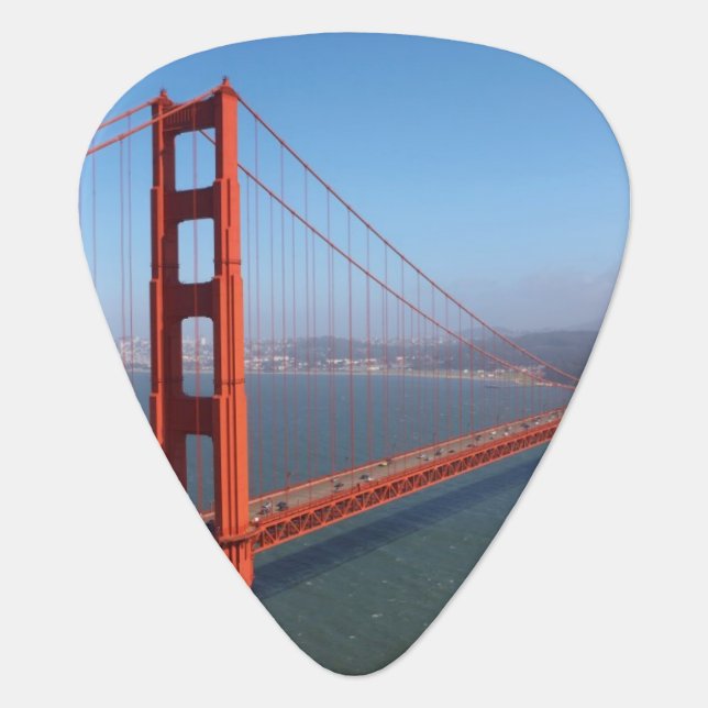 Golden Gate National Recreation area Guitar Pick (Front)