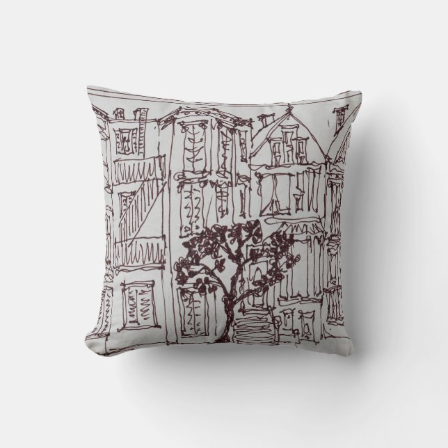 Golden Gate Park | San Francisco, California Throw Pillow (Front)