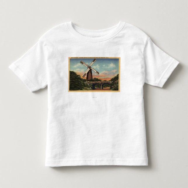 Golden Gate Park, the Dutch Windmill Toddler T-shirt (Front)