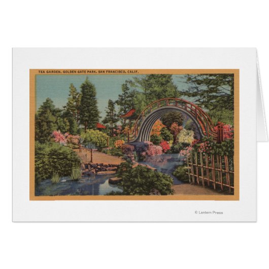 Golden Gate ParkTea Garden- San Francisco, CA Cards (Front Horizontal)