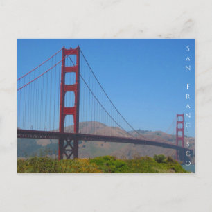 golden gate san fran postcard