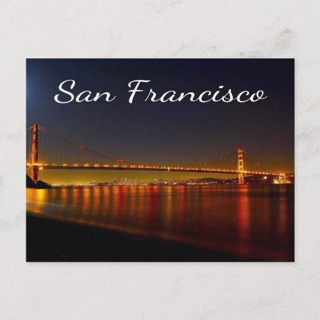 Golden Gate San Francisco California Postcard (Front)
