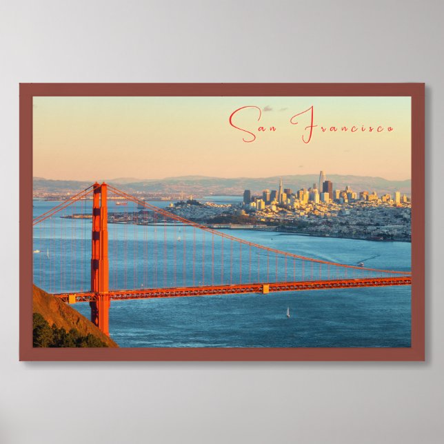 Golden Gate San Francisco Framed Art (Framed Front)