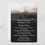 Golden Gate San Francisco Wedding Invitation at Zazzle