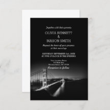 Golden Gate San Francisco Wedding Invitation