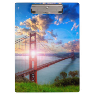 Golden Gate Sunrise Clipboard