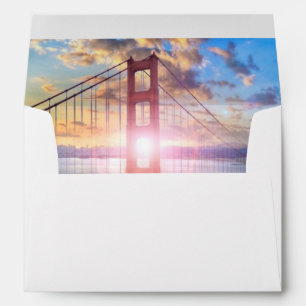 Golden Gate Sunrise Envelope