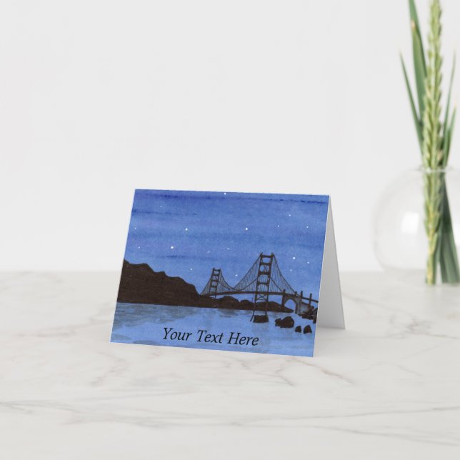 Golden Gate Thank You Card (Front)