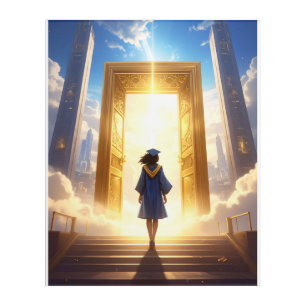 Golden Gateway Graduation Acrylic Wall Art