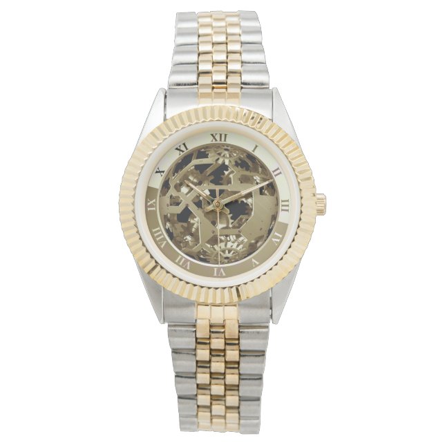 Golden gears watch (Front)