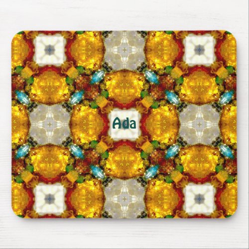  Golden Gems Pattern  Personalized ADA  Mouse P Mouse Pad