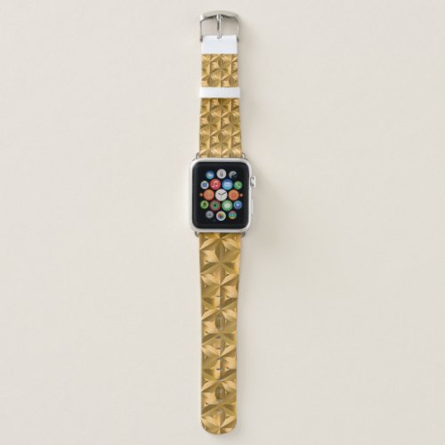 Golden Geometry Vintage Seamless Elegance Apple Watch Band