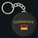 Golden Germany Keychain<br><div class="desc">Germany</div>
