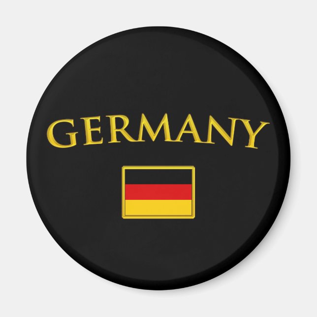 Golden Germany Magnet (Front)