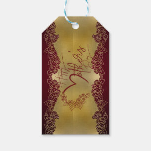 golden gift label for mother's day