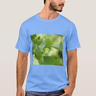 Golden Ginkgo Leaf Art Tee