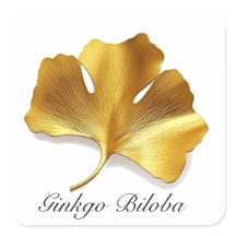 Golden Ginkgo Leaf - Symbol of Longevity & Health