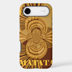Golden Giraffe Art Print iPhone 17 Air Case