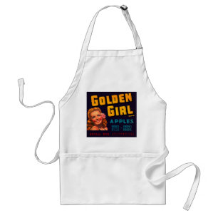 Golden Girl Apples Adult Apron