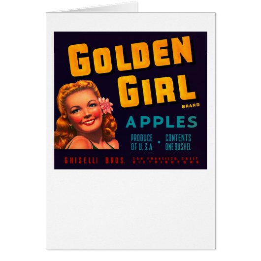 Golden Girl Apples Cards (Front)