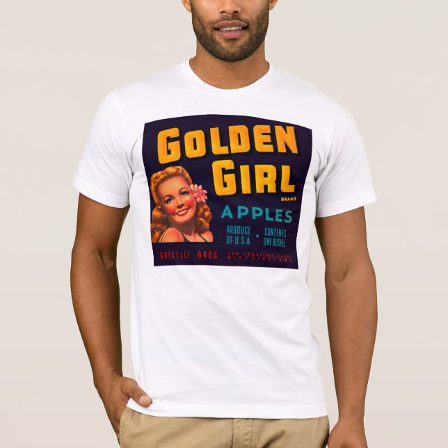 Golden Girl Apples T-Shirt (Front)