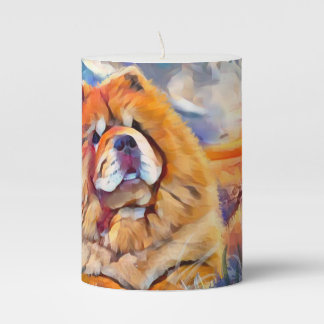 GOLDEN GIRL chow 3 x 4 candle