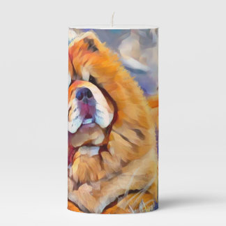 GOLDEN GIRL chow 3 x 6 candle