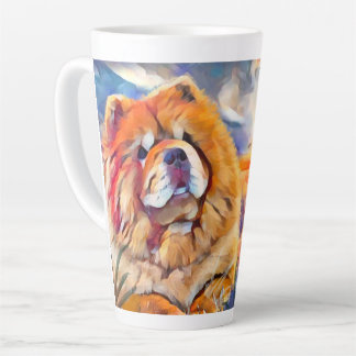 GOLDEN GIRL chow Latte Mug