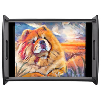 GOLDEN GIRL chow Serving Tray