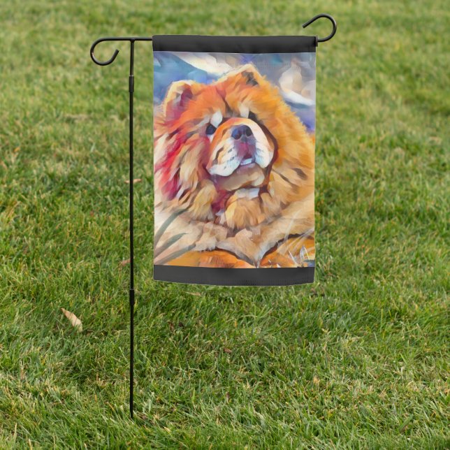 GOLDEN GIRL   GARDEN FLAG (In SItu)