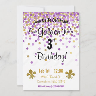 Golden Girls Birthday Invitation
