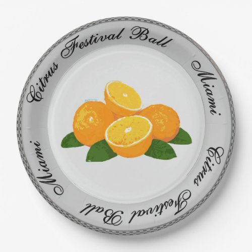 Golden Girls Citrus Festival Plate