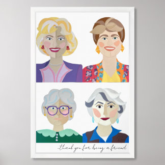 Golden Girls Original Artwork Print