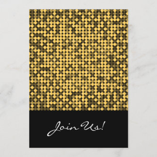 Golden Glam 5x7 Invitation
