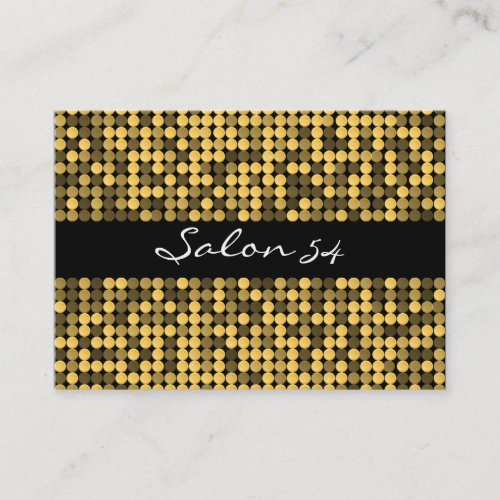Golden Glam Business Card