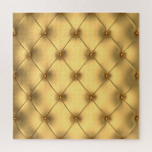 Golden Glamour: Luxurious Interior Decor. Jigsaw Puzzle