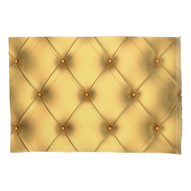 Golden Glamour: Luxurious Interior Decor. Pillow Case (Front)