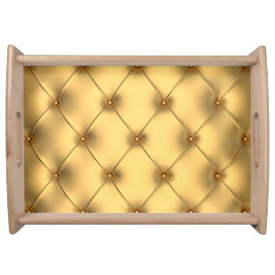 Golden Glamour: Luxurious Interior Decor. Serving Tray