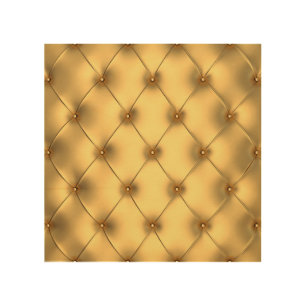 Golden Glamour: Luxurious Interior Decor. Wood Wall Art