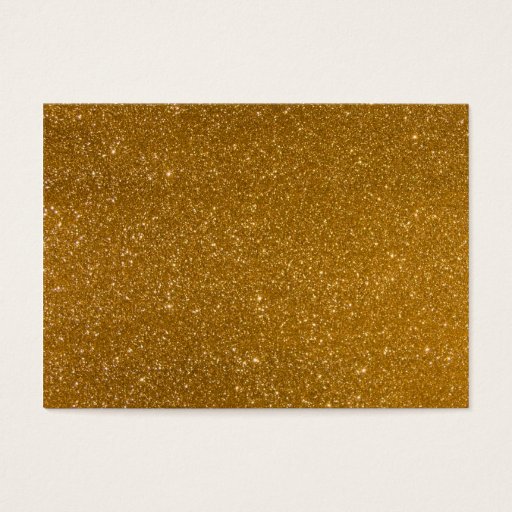 Customizable Golden glitter business card