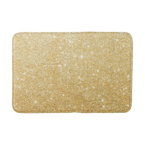 Golden Glitter Diamond Bathroom Mat