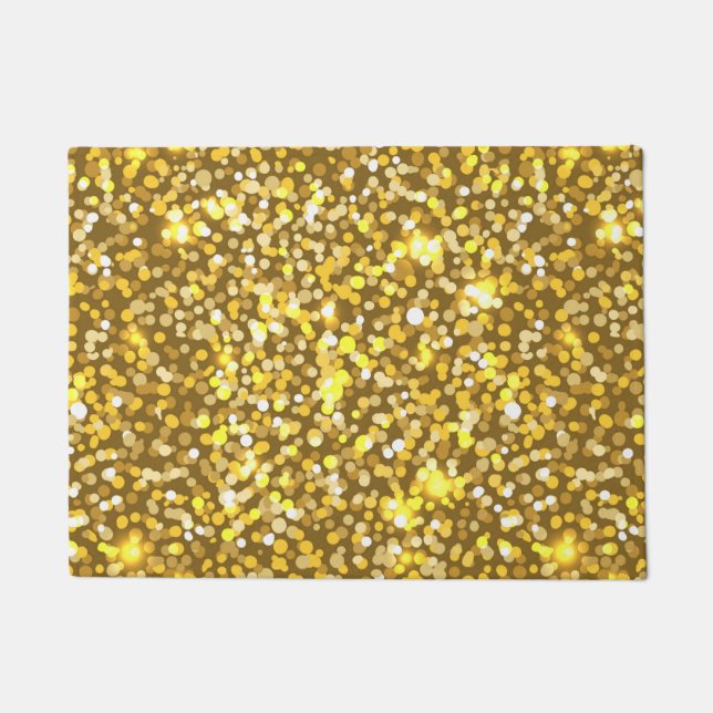 Golden glitter doormat (Front)